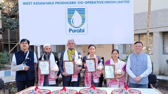 Purabi Dairy felicitates National Gopal Ratna Awardees from Assam